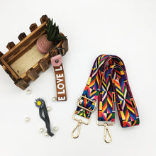 Load image into Gallery viewer, IKE MARTI Colorful Bag Strap Belt Flower Replacement  Wide Straps for Crossbody Bag Accessories Nylon Shoulder Strap for Bags