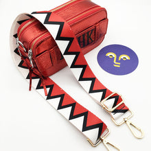 Load image into Gallery viewer, IKE MARTI Colorful Bag Strap Belt Flower Replacement  Wide Straps for Crossbody Bag Accessories Nylon Shoulder Strap for Bags