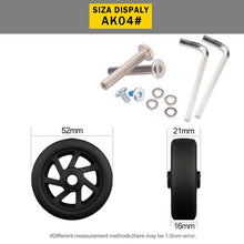 Load image into Gallery viewer, Suitcase Wheels 1 pair of Luggage Suitcase Replacement Wheel Factory direct sale Axles Deluxe Repair Deluxe Repair Tool  Casters