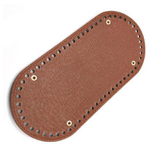 Load image into Gallery viewer, High Quality Oval Long Bottom for Knitting Bag PU leather 60 Holes Women Bags Handmade DIY Bag Accessories