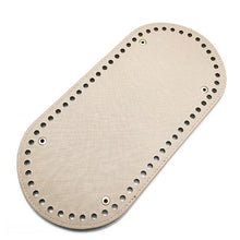 Load image into Gallery viewer, High Quality Oval Long Bottom for Knitting Bag PU leather 60 Holes Women Bags Handmade DIY Bag Accessories