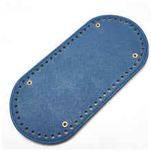 Load image into Gallery viewer, High Quality Oval Long Bottom for Knitting Bag PU leather 60 Holes Women Bags Handmade DIY Bag Accessories
