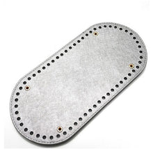 Load image into Gallery viewer, High Quality Oval Long Bottom for Knitting Bag PU leather 60 Holes Women Bags Handmade DIY Bag Accessories