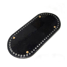 Load image into Gallery viewer, High Quality Oval Long Bottom for Knitting Bag PU leather 60 Holes Women Bags Handmade DIY Bag Accessories
