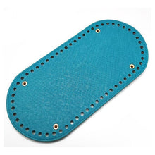 Load image into Gallery viewer, High Quality Oval Long Bottom for Knitting Bag PU leather 60 Holes Women Bags Handmade DIY Bag Accessories