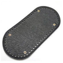 Load image into Gallery viewer, High Quality Oval Long Bottom for Knitting Bag PU leather 60 Holes Women Bags Handmade DIY Bag Accessories