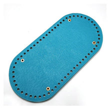 Load image into Gallery viewer, High Quality Oval Long Bottom for Knitting Bag PU leather 60 Holes Women Bags Handmade DIY Bag Accessories