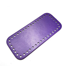 Load image into Gallery viewer, High Quality Oval Long Bottom for Knitting Bag PU leather 60 Holes Women Bags Handmade DIY Bag Accessories