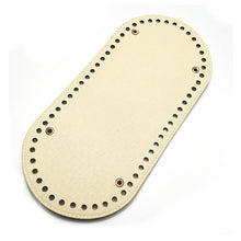 Load image into Gallery viewer, High Quality Oval Long Bottom for Knitting Bag PU leather 60 Holes Women Bags Handmade DIY Bag Accessories