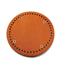 Load image into Gallery viewer, High Quality Oval Long Bottom for Knitting Bag PU leather 60 Holes Women Bags Handmade DIY Bag Accessories