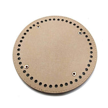 Load image into Gallery viewer, High Quality Oval Long Bottom for Knitting Bag PU leather 60 Holes Women Bags Handmade DIY Bag Accessories
