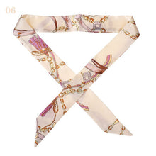 Load image into Gallery viewer, 1PC Hot Mini Twill Floral Scarf Handle Tie Bag Belt Strap Handbag Accessories Headband Ribbon Bow Tie Decoration Bag Accessories
