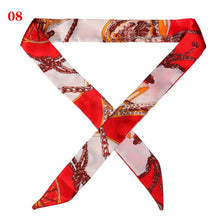 Load image into Gallery viewer, 1PC Hot Mini Twill Floral Scarf Handle Tie Bag Belt Strap Handbag Accessories Headband Ribbon Bow Tie Decoration Bag Accessories