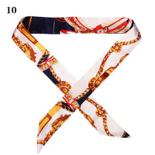 Load image into Gallery viewer, 1PC Hot Mini Twill Floral Scarf Handle Tie Bag Belt Strap Handbag Accessories Headband Ribbon Bow Tie Decoration Bag Accessories