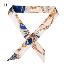 Load image into Gallery viewer, 1PC Hot Mini Twill Floral Scarf Handle Tie Bag Belt Strap Handbag Accessories Headband Ribbon Bow Tie Decoration Bag Accessories