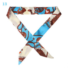Load image into Gallery viewer, 1PC Hot Mini Twill Floral Scarf Handle Tie Bag Belt Strap Handbag Accessories Headband Ribbon Bow Tie Decoration Bag Accessories