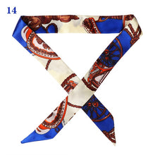 Load image into Gallery viewer, 1PC Hot Mini Twill Floral Scarf Handle Tie Bag Belt Strap Handbag Accessories Headband Ribbon Bow Tie Decoration Bag Accessories