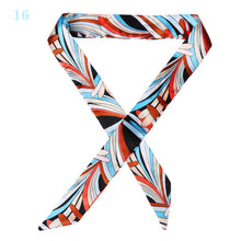 Load image into Gallery viewer, 1PC Hot Mini Twill Floral Scarf Handle Tie Bag Belt Strap Handbag Accessories Headband Ribbon Bow Tie Decoration Bag Accessories