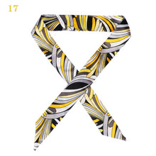 Load image into Gallery viewer, 1PC Hot Mini Twill Floral Scarf Handle Tie Bag Belt Strap Handbag Accessories Headband Ribbon Bow Tie Decoration Bag Accessories