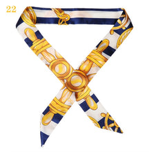 Load image into Gallery viewer, 1PC Hot Mini Twill Floral Scarf Handle Tie Bag Belt Strap Handbag Accessories Headband Ribbon Bow Tie Decoration Bag Accessories