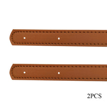 Load image into Gallery viewer, 2 Pcs Bag Belt Detachable PU Leather Handle Lady Shoulder Bag DIY Replacement Accessories Handbag Band Handle Strap Band